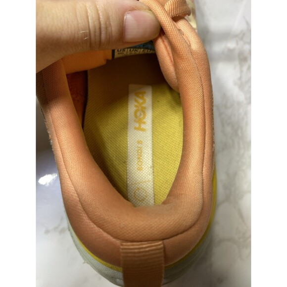 Hoka One One Bondi 8 Womens 8 B Shoes Orange Running Sneaker 1127952 SCPP - Picture 8 of 8